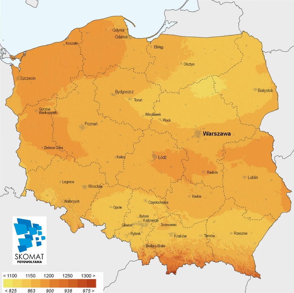 Mapa polski teren