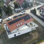 Dom w Krakowie z fotowoltaiką zamontowaną przez Skomat