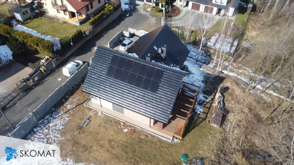 Realizacja Michałowice 5,6 kWp na dachu domu