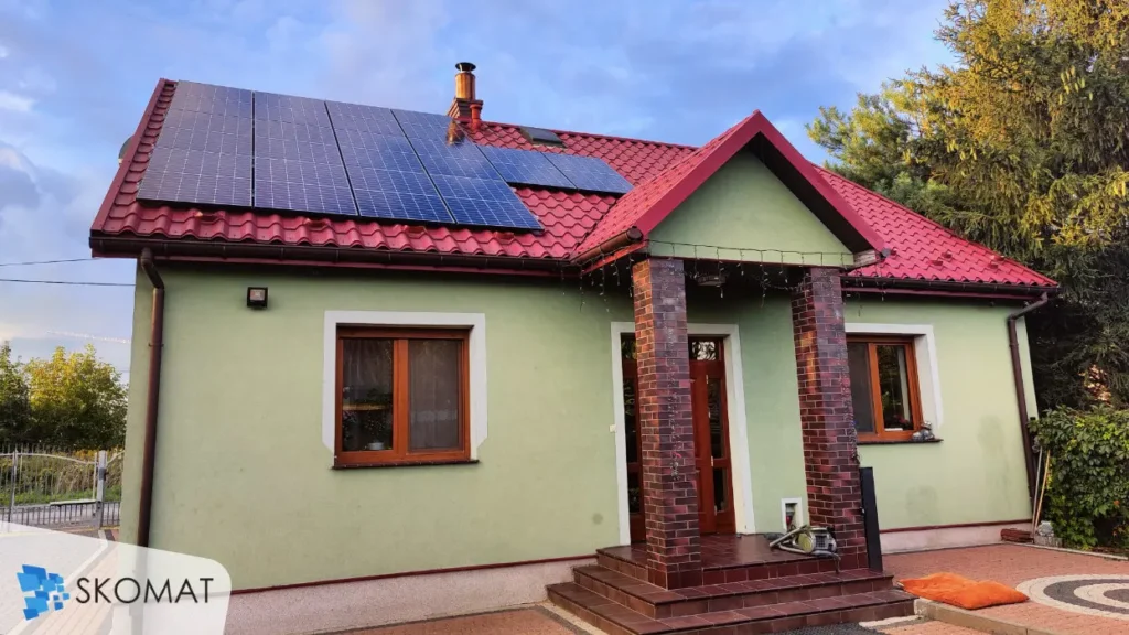 Realizacja instalacji na dachu domu jednorodzinnego w Krakowie